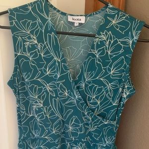 Leota Teal Dress